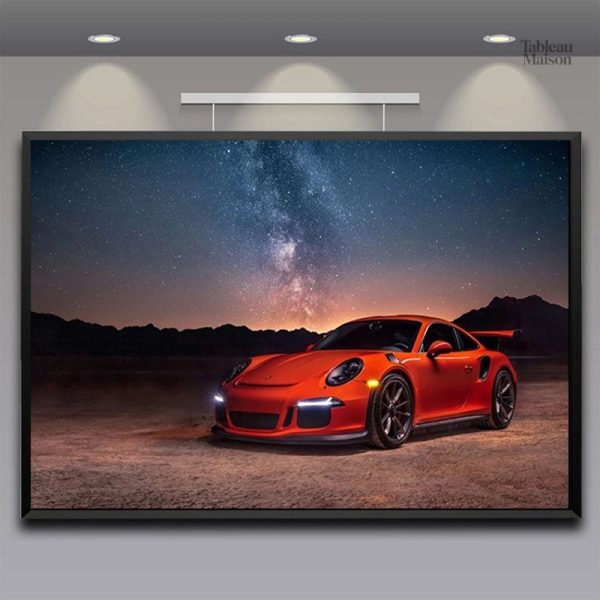 Tableau décoratif Porsche 911, passion pour les voitures