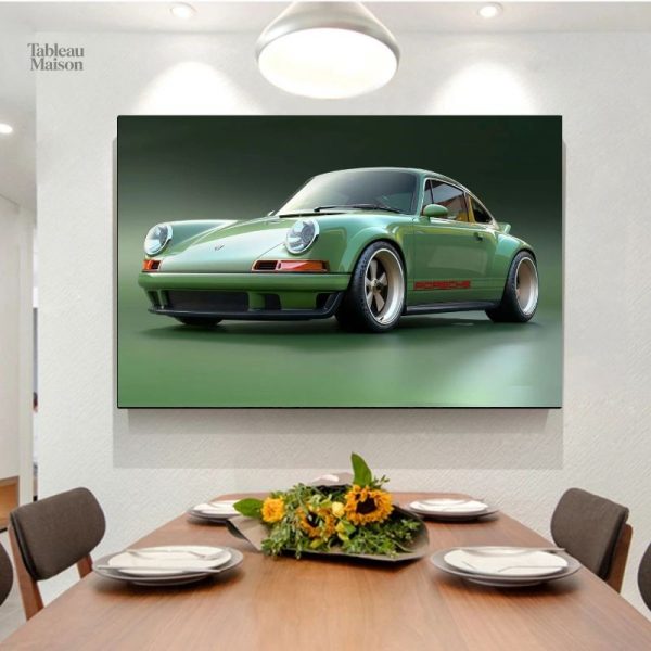 Tableau vintage Porsche 911