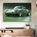 Art mural Porsche 911 classique