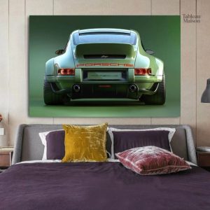 Décoration voiture Porsche 911 rétro