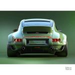 Tableau Porsche 911 en style vintage