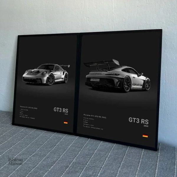 Œuvre artistique Porsche GT3