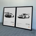 Tableau voiture Porsche GT3 RS