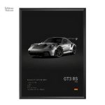 Décoration murale voiture Porsche GT3