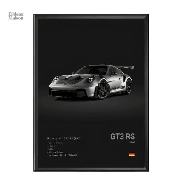 Décoration murale voiture Porsche GT3