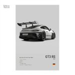 Art sur toile Porsche GT3 RS