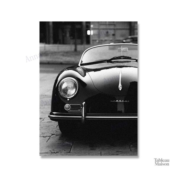 Affiche vintage Porsche emblématique