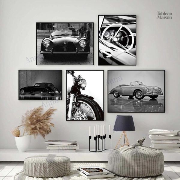 Tableau artistique voiture vintage