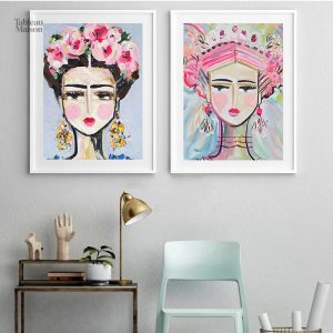 Tableau moderne portrait femme
