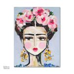 Illustration féminine moderne en couleur