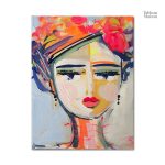 Tableau décoratif portrait femme chic