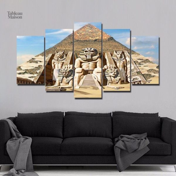 Tableau Iron Maiden - Powerslave, art rock emblématique