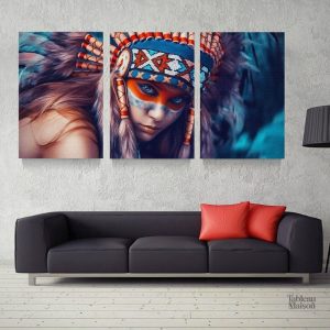Œuvre d'art inspirée par la culture amérindienne