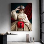 Tableau moderne Renaissance Virtuelle en couleurs vibrantes