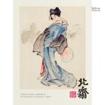 Reproduction d'œuvre célèbre de Hokusai