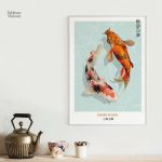 Reproduction d'art japonais classique en tableau