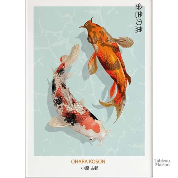 Art japonais en tableau, couleurs vives et motifs uniques