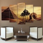 Tableau Rêve d'Égypte en style artistique