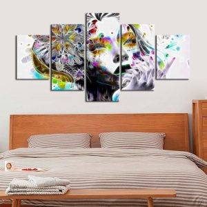 Tableau La rêveuse en Quintyque, œuvre artistique contemporaine