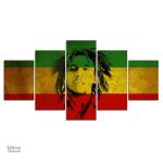 Œuvre murale inspirée par l'héritage du reggae