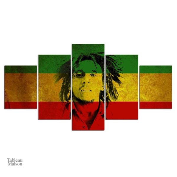 Œuvre murale inspirée par l'héritage du reggae