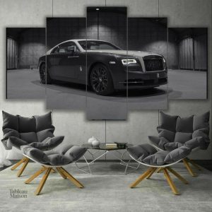 Tableau Rolls Royce Wraith, œuvre d'art automobile
