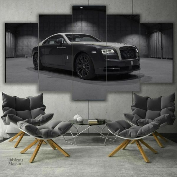 Tableau Rolls Royce Wraith, œuvre d'art automobile