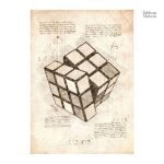 Tableau décoratif vintage pour les amateurs de puzzles