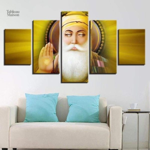 Tableau Sage hindou, œuvre d'art spirituelle
