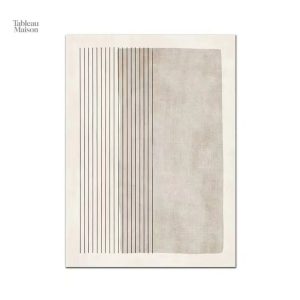 Tableau contemporain gris, touche élégante pour intérieur