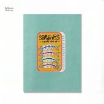 Illustration sardines vintage en tableau pour cuisine