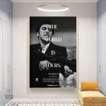 Tableau décoratif Scarface pour passionnés de cinéma