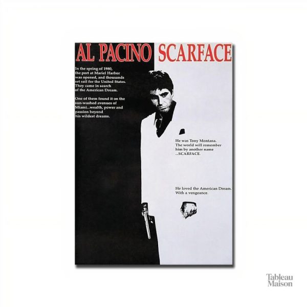 Tableau moderne Scarface, ajout unique à votre décoration