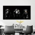 Tableau singe de la sagesse