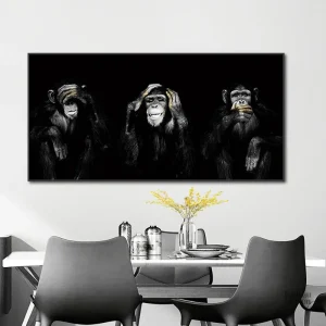 Tableau singe de la sagesse