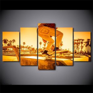 Tableau artistique skateboard, idéal pour personnaliser votre espace