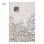 Tableau moderne avec motifs de Soleil et Lune