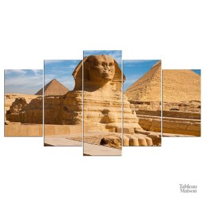 Art mural représentant le célèbre Sphinx de Gizeh