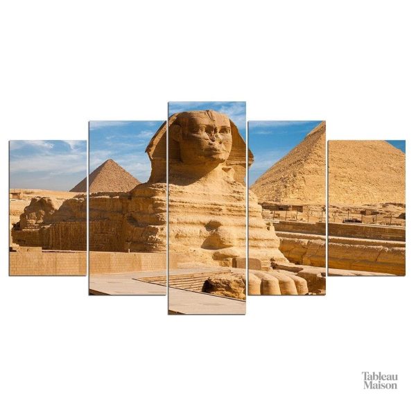 Art mural représentant le célèbre Sphinx de Gizeh