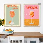 Tableau moderne Spritz aux couleurs vives
