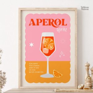 Tableau Spritz avec motifs abstraits