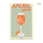 Art mural moderne Spritz pour décoration intérieure