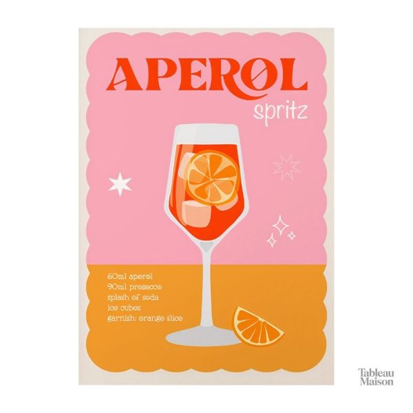 Tableau Spritz, pièce maîtresse colorée pour salon