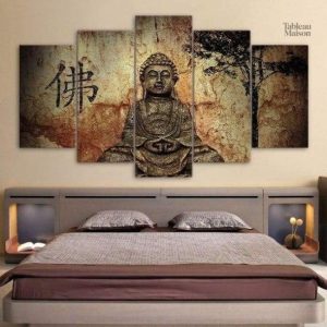 Tableau Bouddha en statue