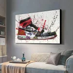 Œuvre street art sur le thème de Jordan, design accrocheur