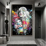 Tableau street art Marilyn