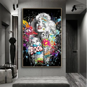 Tableau street art Marilyn