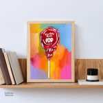 Tableau sucette décoratif pour cuisine moderne