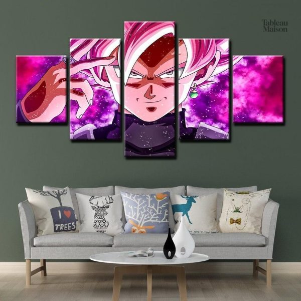 Tableau Goku Black en art moderne