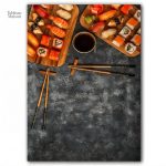 Décoration murale sushis, idéale pour les amateurs de cuisine